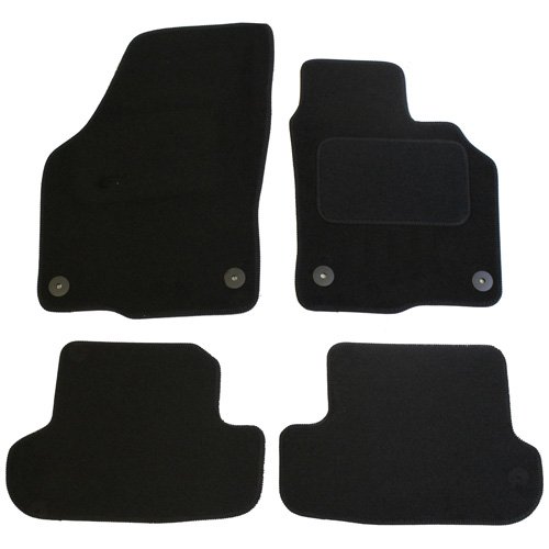 JVL 2862 Volkswagen VW Beetle 2012+ passgenaues Fußmatten-Set mit 4 Clips, Schwarz von JVL