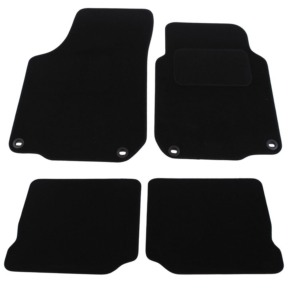 JVL Automatten-Set mit 4 ovalen Clips, passgenau, Schwarz, 4-teilig JVL Automatten-Set mit 4 ovalen Clips, passgenau, Schwarz, 4-teilig von JVL
