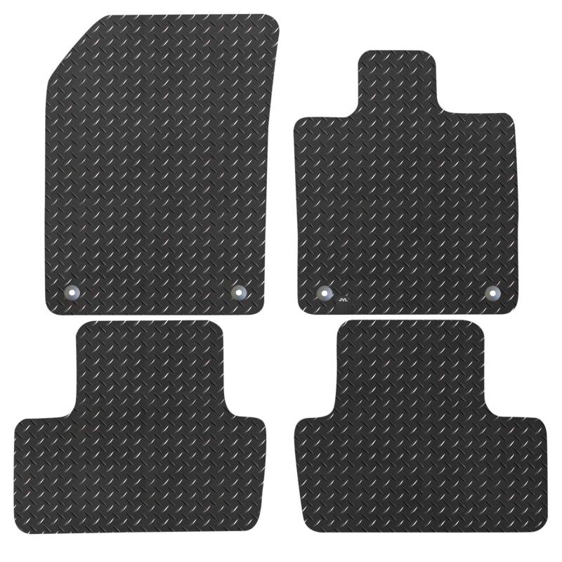 JVL JVL4100R Passgenaues Gummi-Fußmatten-Set für XC60 MK2 ab 2017 von JVL