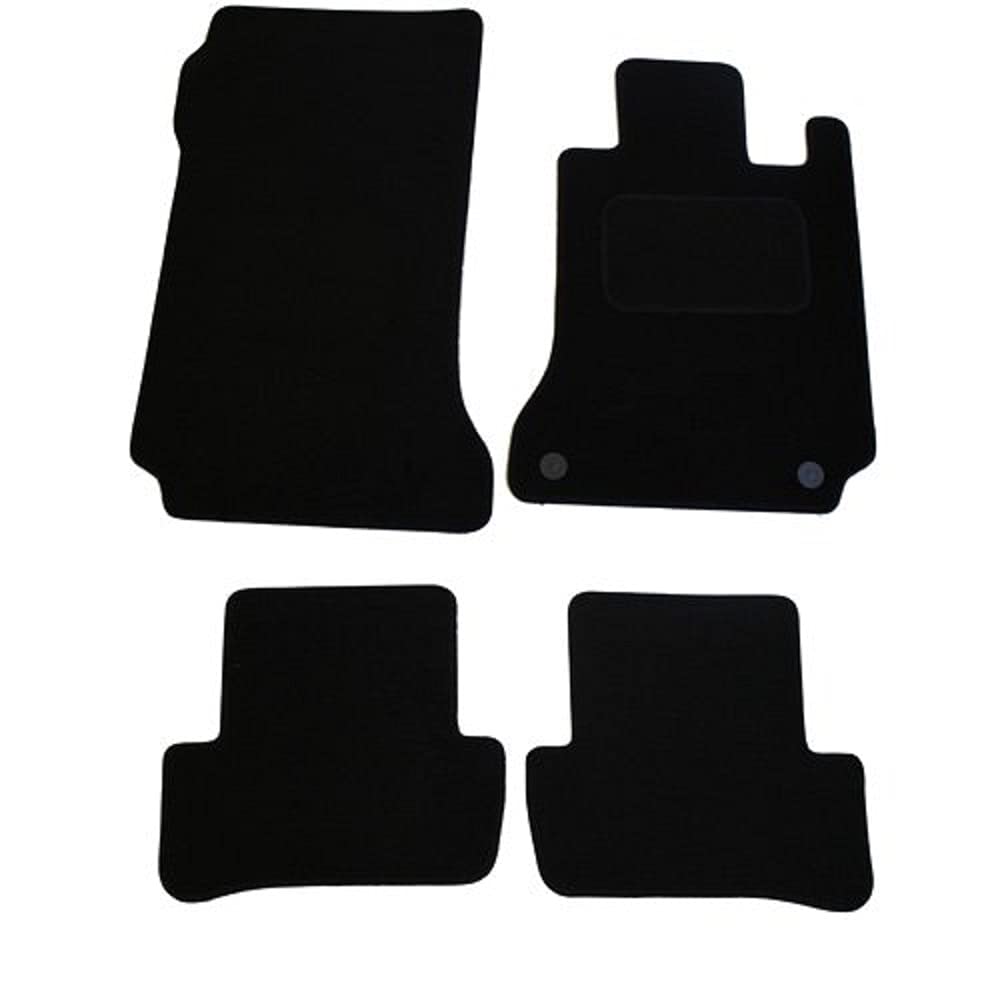 JVL Fußmatten für C-Klasse 2007-2013, passgenaues Automatten-Set mit 2 Clips – Schwarz JVL Fußmatten für C-Klasse 2007-2013, passgenaues Automatten-Set mit 2 Clips – Schwarz von JVL