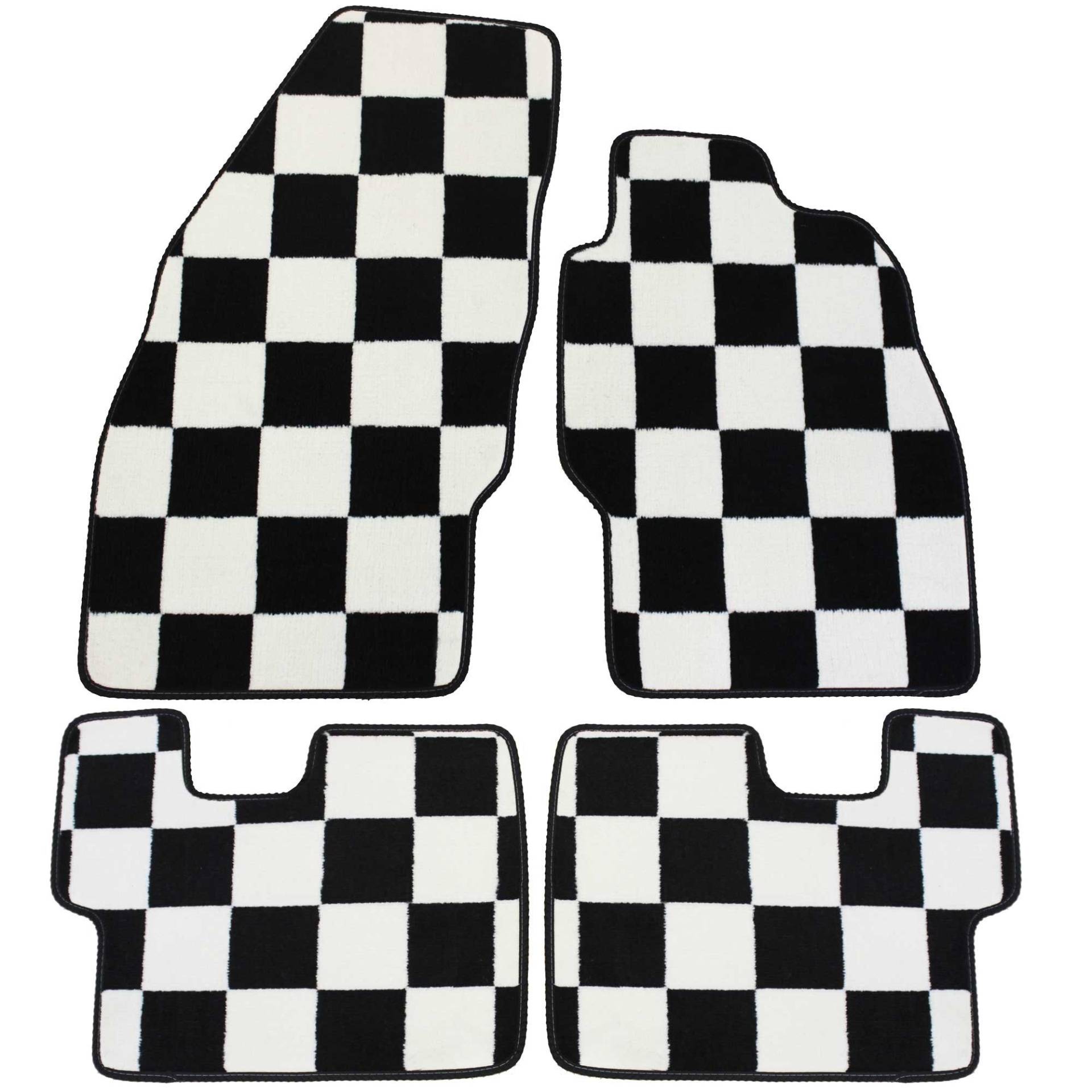 JVL Mini Clubman R55 2008–2015 High Qualität Kariert zugeschnitten Auto Matte-Set, schwarz/weiß JVL Mini Clubman R55 2008–2015 High Qualität Kariert zugeschnitten Auto Matte-Set, schwarz/weiß von JVL
