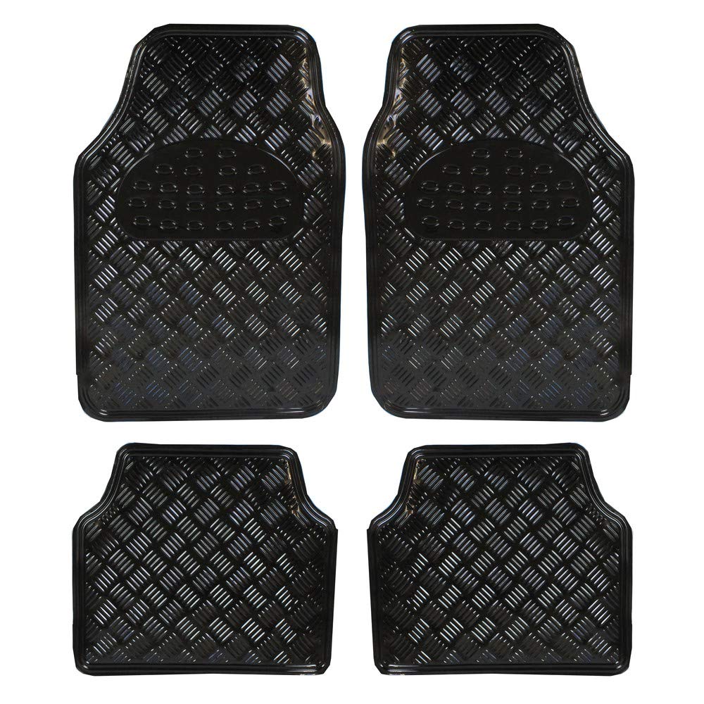 JVL Titan Metallic Universal Gummimatten-Set, 4-teilig, Schwarz JVL Titan Metallic Universal Gummimatten-Set, 4-teilig, Schwarz von JVL