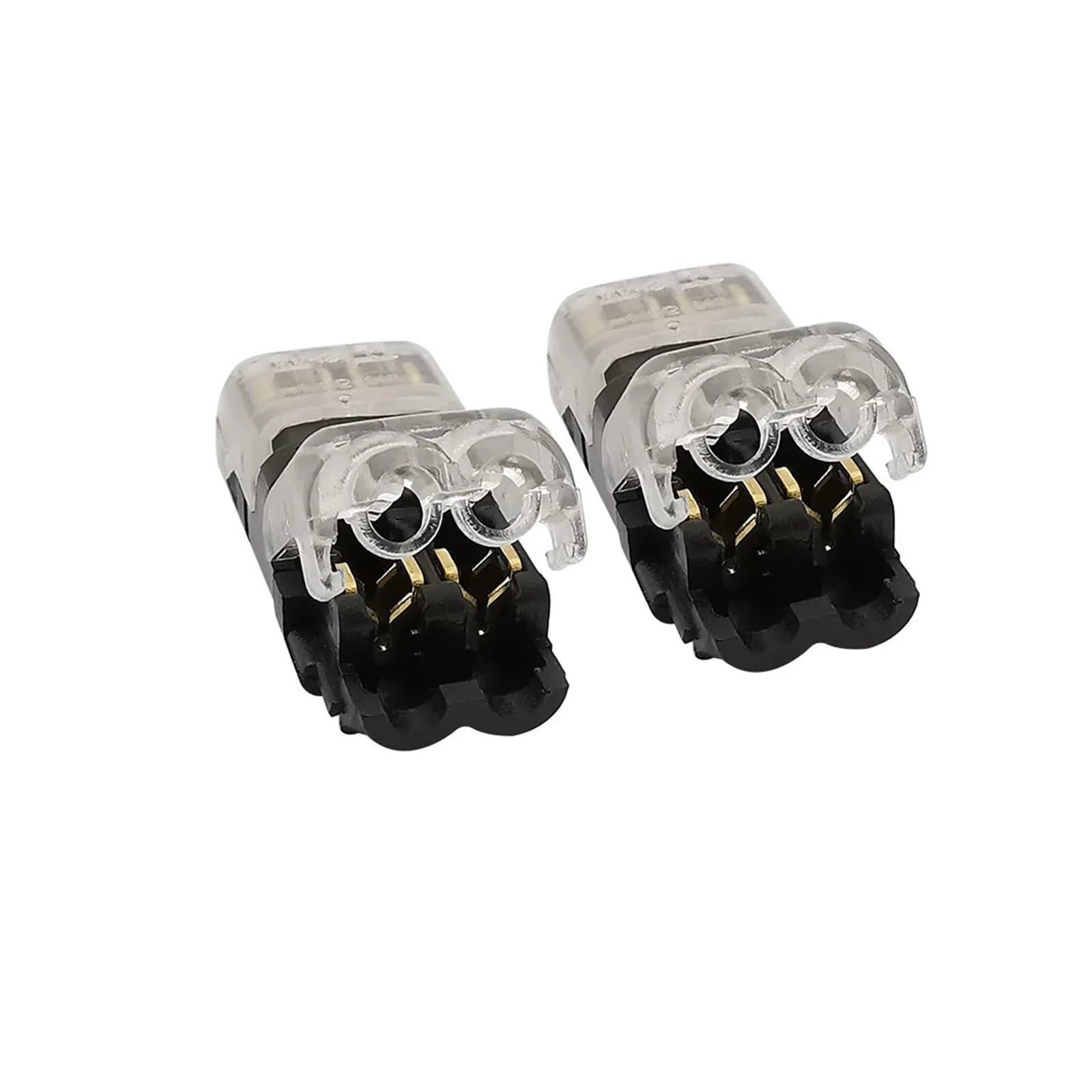 10Pcs 2 Pin 2 Way 300v 10a Compact Wire Wiring Connector H SHAPE Conductor Terminal Block With Lever AWG 18-24 LED von JVNTOPIHW
