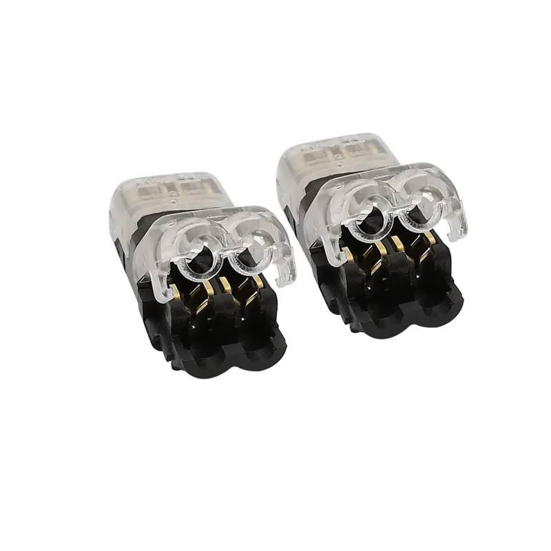 10Pcs 2 Pin 2 Way 300v 10a Compact Wire Wiring Connector H SHAPE Conductor Terminal Block With Lever AWG 18-24 LED von JVNTOPIHW