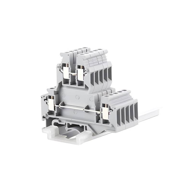 10Pcs UKKB-3 Din Rail Terminal Blocks Connector Double Layer Terminal Screw Wiring UKKB3 Wire Connector Screw Terminal Block von JVNTOPIHW