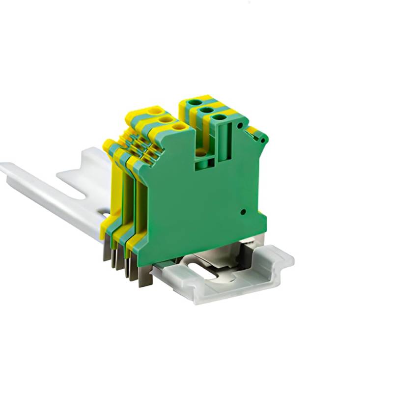 10Pcs USLKG-5N Screw Din Rail Terminal Blocks Ground Earth Class Connector USLKG5N Wire Conductor von JVNTOPIHW