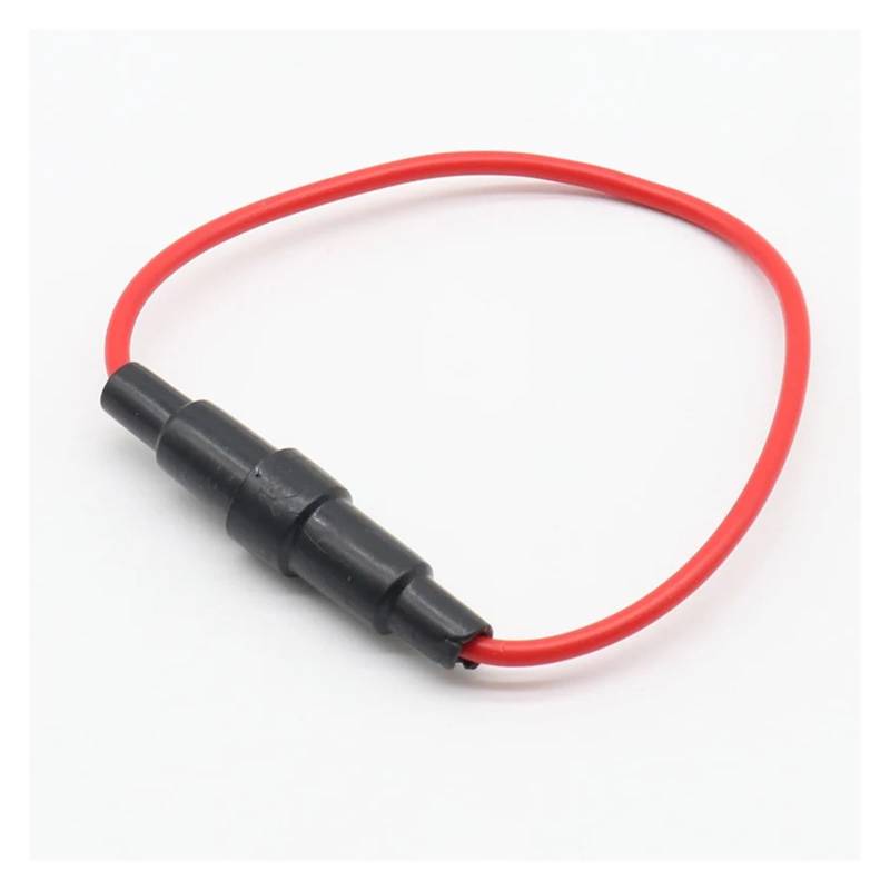 10pcs 5 * 20mm Glass fuse holder Screw Type 5X20mm with 22 AWG Wire Cable 250V Glass fuse tube fuse casing von JVNTOPIHW