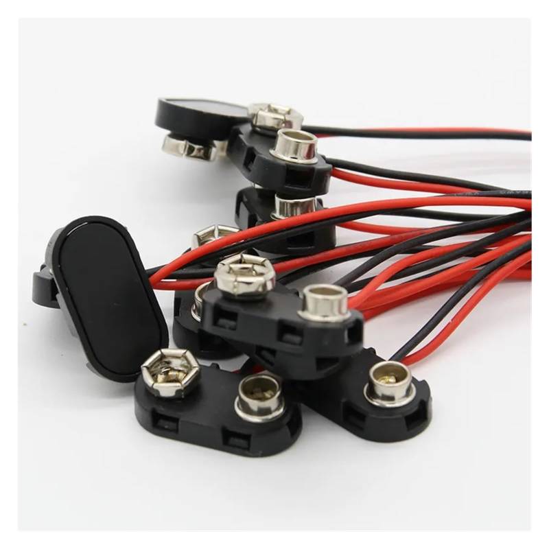10pcs 9V Battery Snap Connector clip Lead Wires holder von JVNTOPIHW