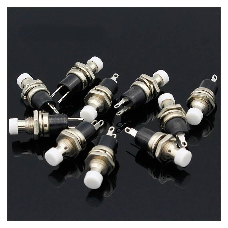 10pcs NO Normally Open Momentary Spring Push Button Switches White von JVNTOPIHW