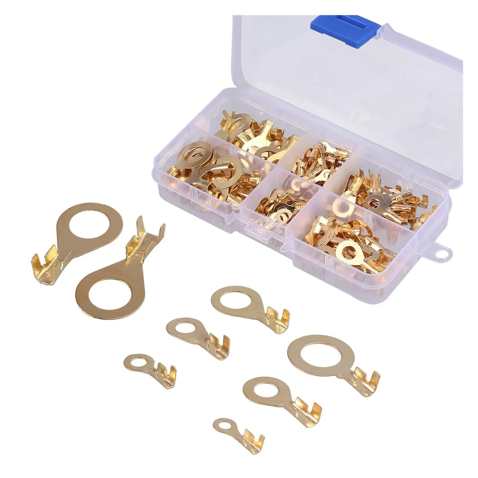 150PCS Copper Battery Cable Connector Terminal Open Lugs Wire Terminals von JVNTOPIHW