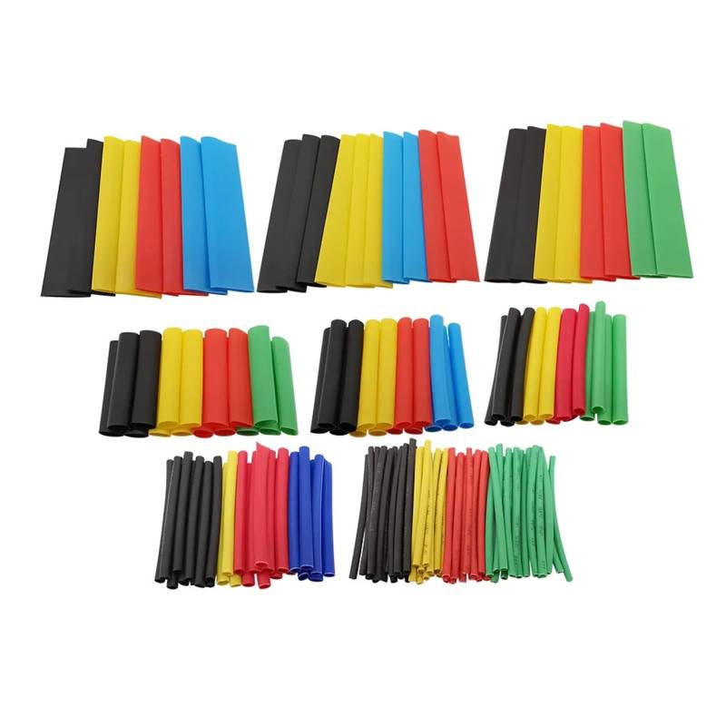 164pcs Set Polyolefin Shrinking Assorted Heat Shrink Tube Wire Cable Insulated Sleeving Tubing Set von JVNTOPIHW