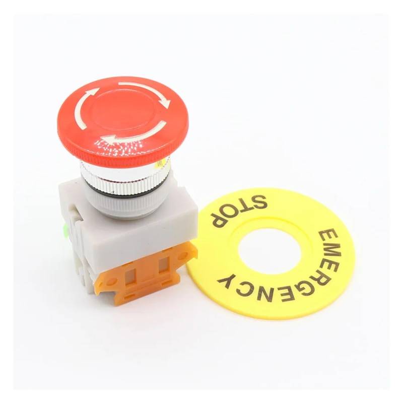 1NO 1NC DPST Emergency Stop Push Button Switch AC 660V 10A von JVNTOPIHW
