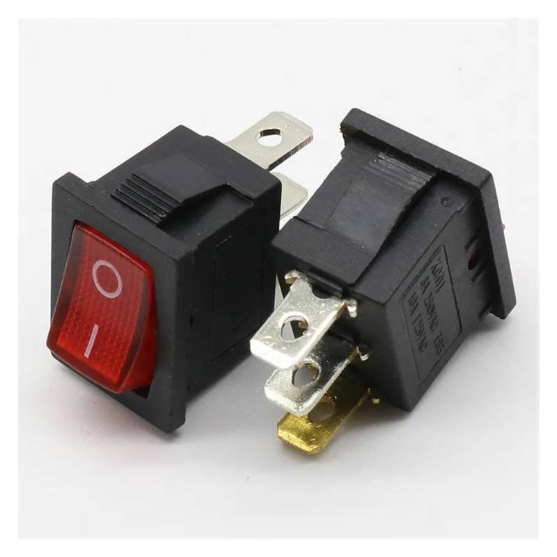 1pcs 3 Pin Dashboard On Off Position Rocker Switch Illuminated Spst with Light von JVNTOPIHW