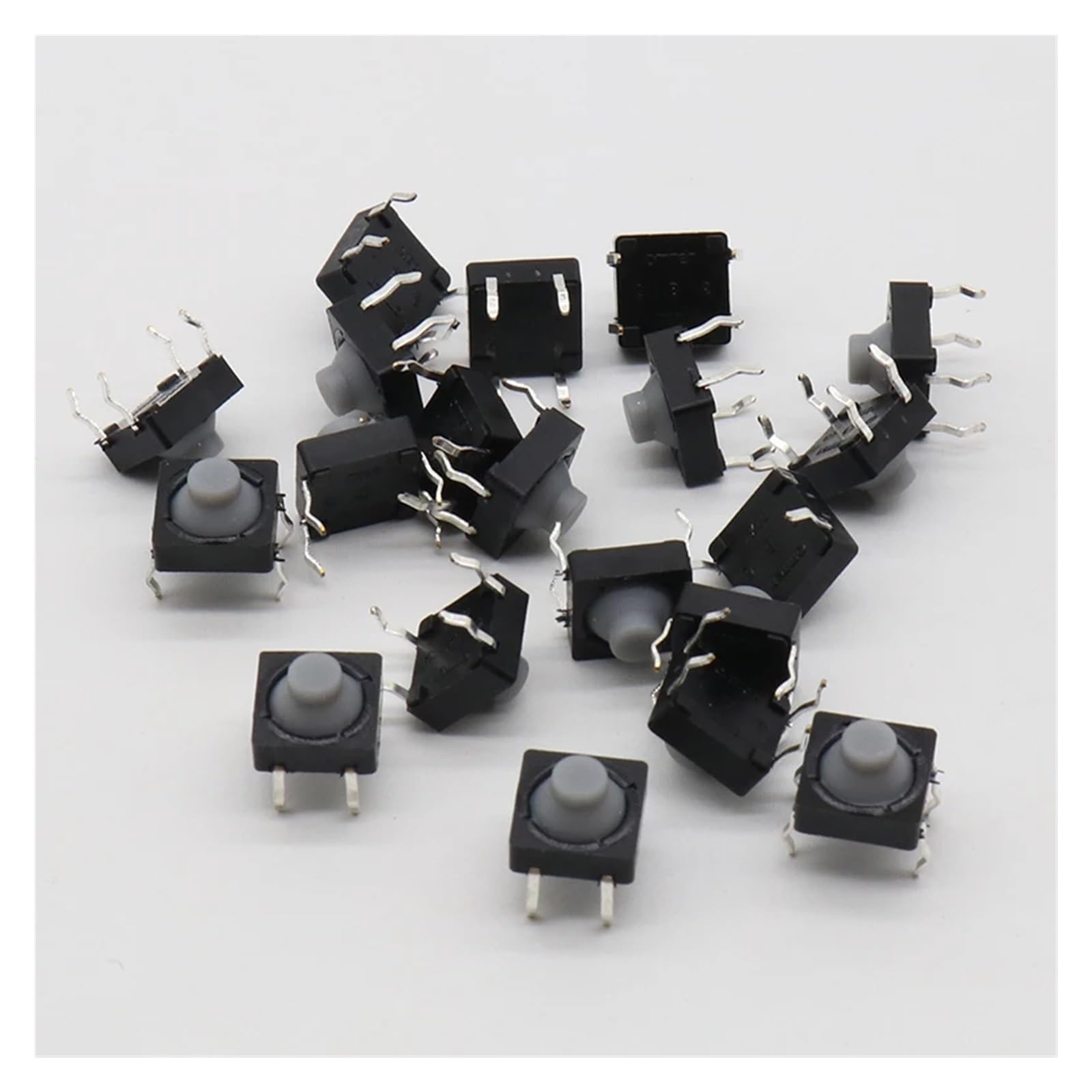20pcs/lot 8x8x5MM 4PIN G77 Conductive Silicone Soundless Tactile Tact Push Button Switch Self-reset 20pcs/lot 8x8x5MM 4PIN G77 Conductive Silicone Soundless Tactile Tact Push Button Switch Self-reset von JVNTOPIHW