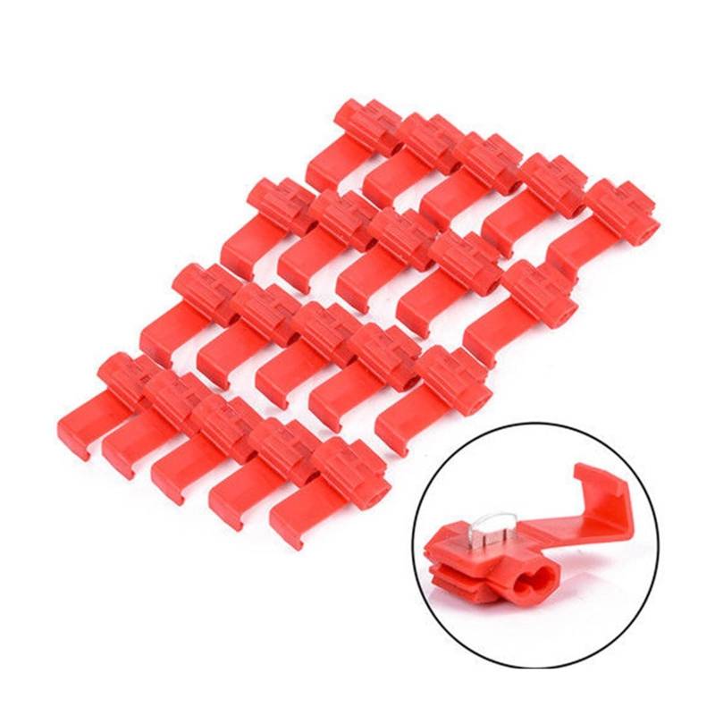 20pcs Electrical Lock Quick Splice Wire Connectors Crimp Terminal insulator tap von JVNTOPIHW