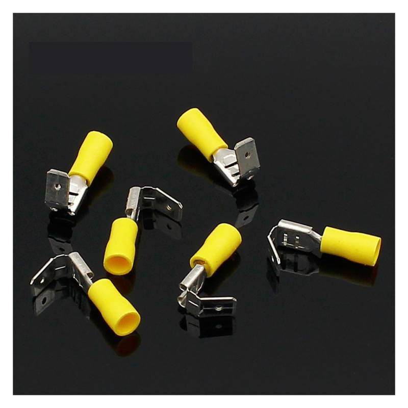 20x Crimping Connectors Piggyback Female Spade Connector Terminals Brass printed von JVNTOPIHW