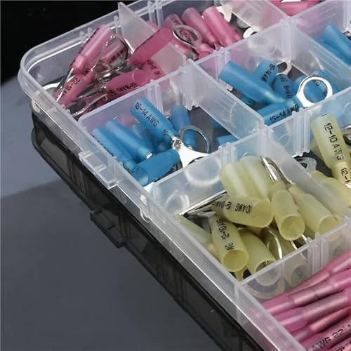 240pcs 10-22AWG Heat Shrink Crimp Terminals Kit Insulated Butt Wire Connector Electrical Cable Male Female Terminals Set von JVNTOPIHW