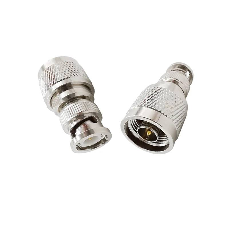 2Pcs N Type Male to BNC Male RF Coaxial Straight Converter Antenna N to BNC male Wire Terminal Connector N-BNC von JVNTOPIHW