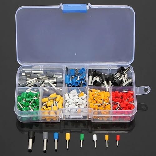 400pcs/set AWG 22-10 Insulated Cord Pin End Terminal Ferrules Kit Set Wire Copper Crimp Connector von JVNTOPIHW