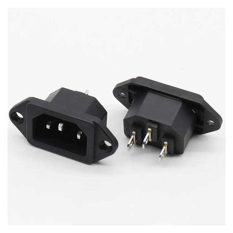 5 Pcs 3P IEC 320 C14 Male Panel Power Inlet Sockets Connectors AC 250V 10A von JVNTOPIHW
