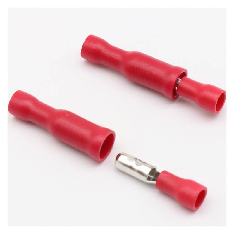 50 X Red Male Female Connector Crimp Terminals Wiring von JVNTOPIHW