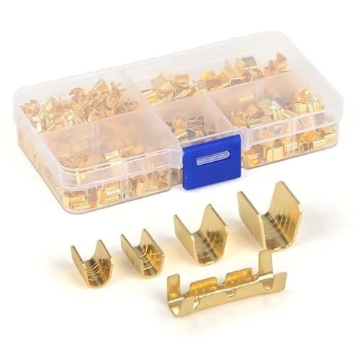 500pcs 0.5-6.0mm2 U-Shaped Copper Wire Crimp Terminal Cold Pressing Docking Wire Connectors Cable Lug For Tab Terminal von JVNTOPIHW