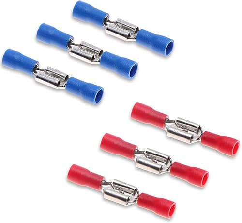 500pcs Insulated Cable Connector Electrical Wire Crimp Spade Butt Ring Fork Set Ring Lugs Rolled Terminals Assorted Kit von JVNTOPIHW