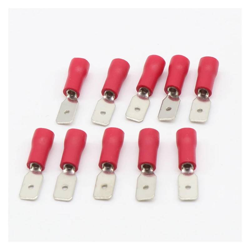 50PCS/LOT Red MDD1.25-187 male Insulated Spade Quick Connector Terminals Crimp Terminal von JVNTOPIHW
