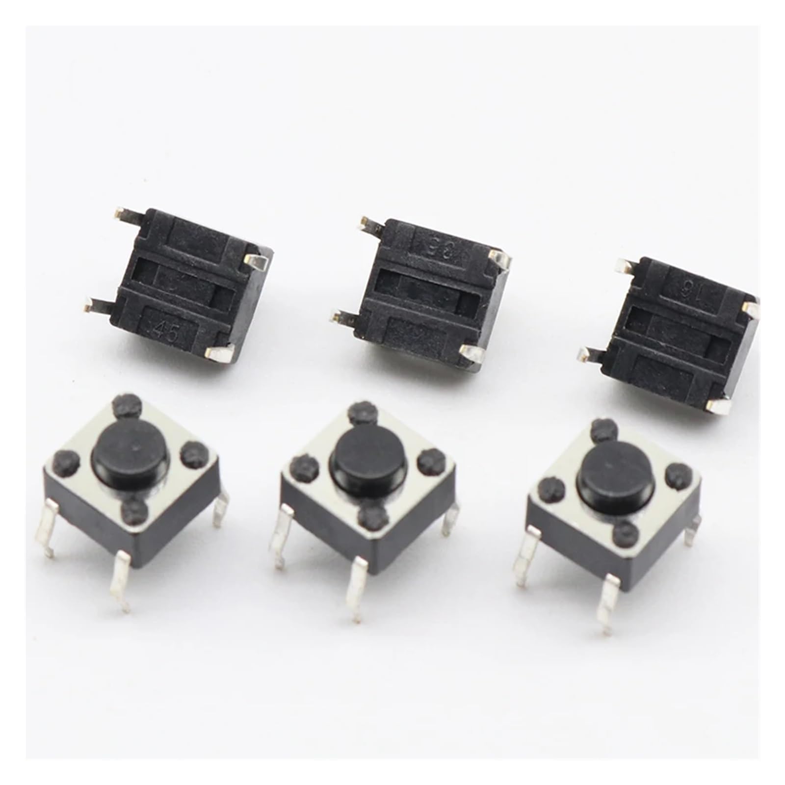 50pcs/lot 6x6x4.3MM 4PIN G89 Tactile Tact Push Button Switch Direct Plug-in Self-reset DIP Top Copper 50pcs/lot 6x6x4.3MM 4PIN G89 Tactile Tact Push Button Switch Direct Plug-in Self-reset DIP Top Copper von JVNTOPIHW