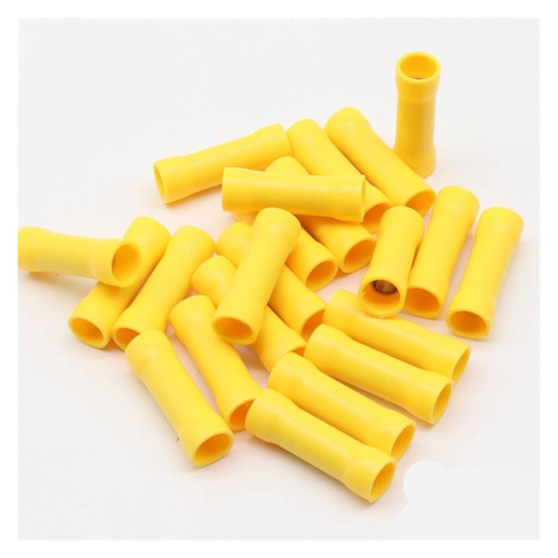 BV5 BV5.5 Full Insulating Wire Connector wire connector 50PCS/Pack Butt Connectors Crimp Electrical Wire Splice Terminal BV von JVNTOPIHW