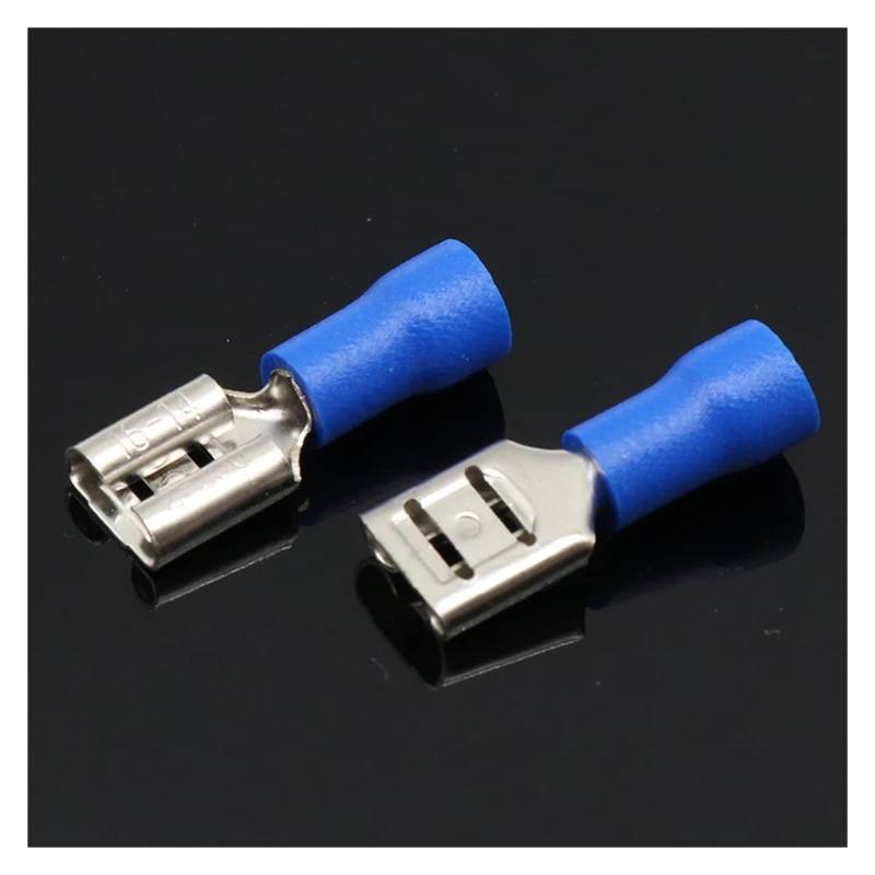 FDD2-250 Female Insulated Electrical Crimp Terminal for 1.5-2.5mm2 Connectors Cable Wire Connector 100PCS/Pack FDD2.5-250 FDD von JVNTOPIHW