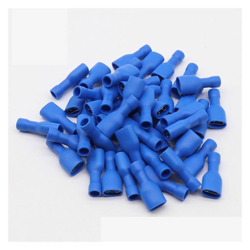 FDFD2-250 FDFD2.5-250 Female Insulated Electrical Crimp Terminal for 1.5-2.5mm2 Connectors Cable Wire Connector 100PCS/Pack FDFD von JVNTOPIHW