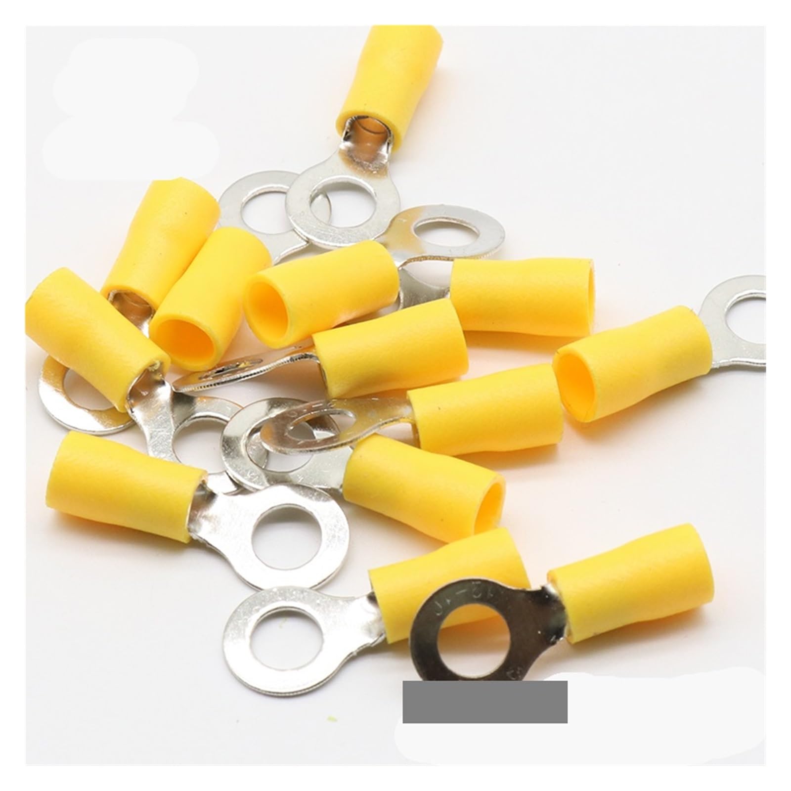 RV5.5-6 Yellow Ring insulated terminal cable Crimp Terminal suit 4-6mm2 Cable Wire Connector 100PCS/Pack RV5-6 RV von JVNTOPIHW