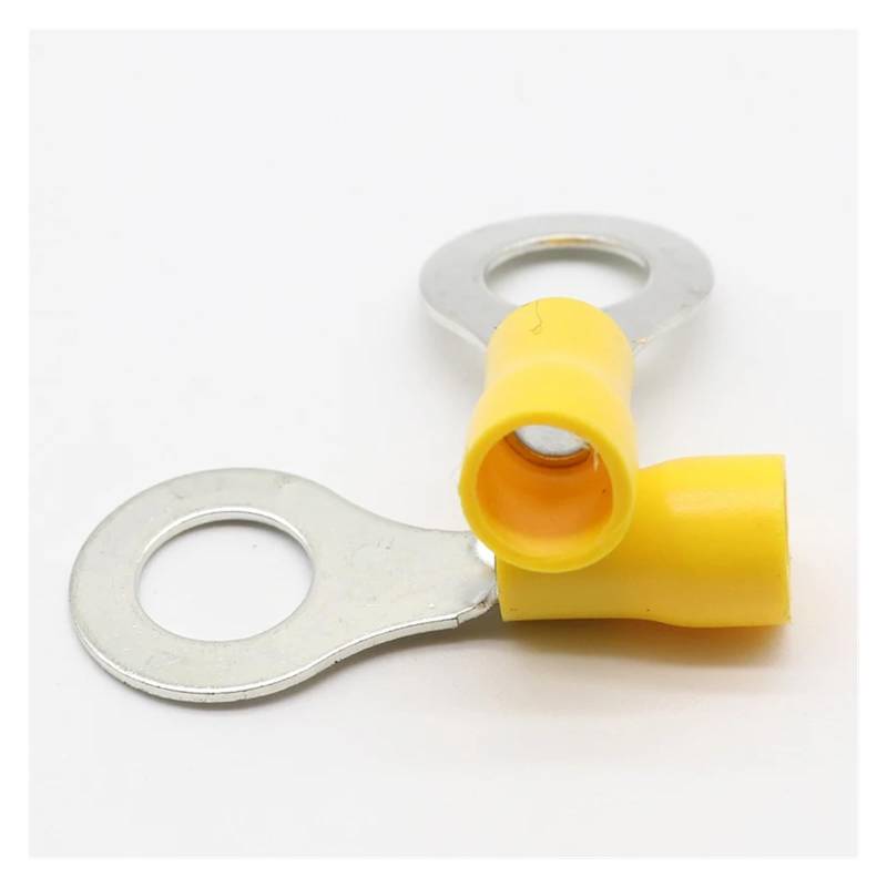 RV5.5-8 Yellow Ring insulated terminal suit 4-6mm2 Cable Wire Connector cable Crimp Terminal 50PCS/Pack RV5-8 RV von JVNTOPIHW