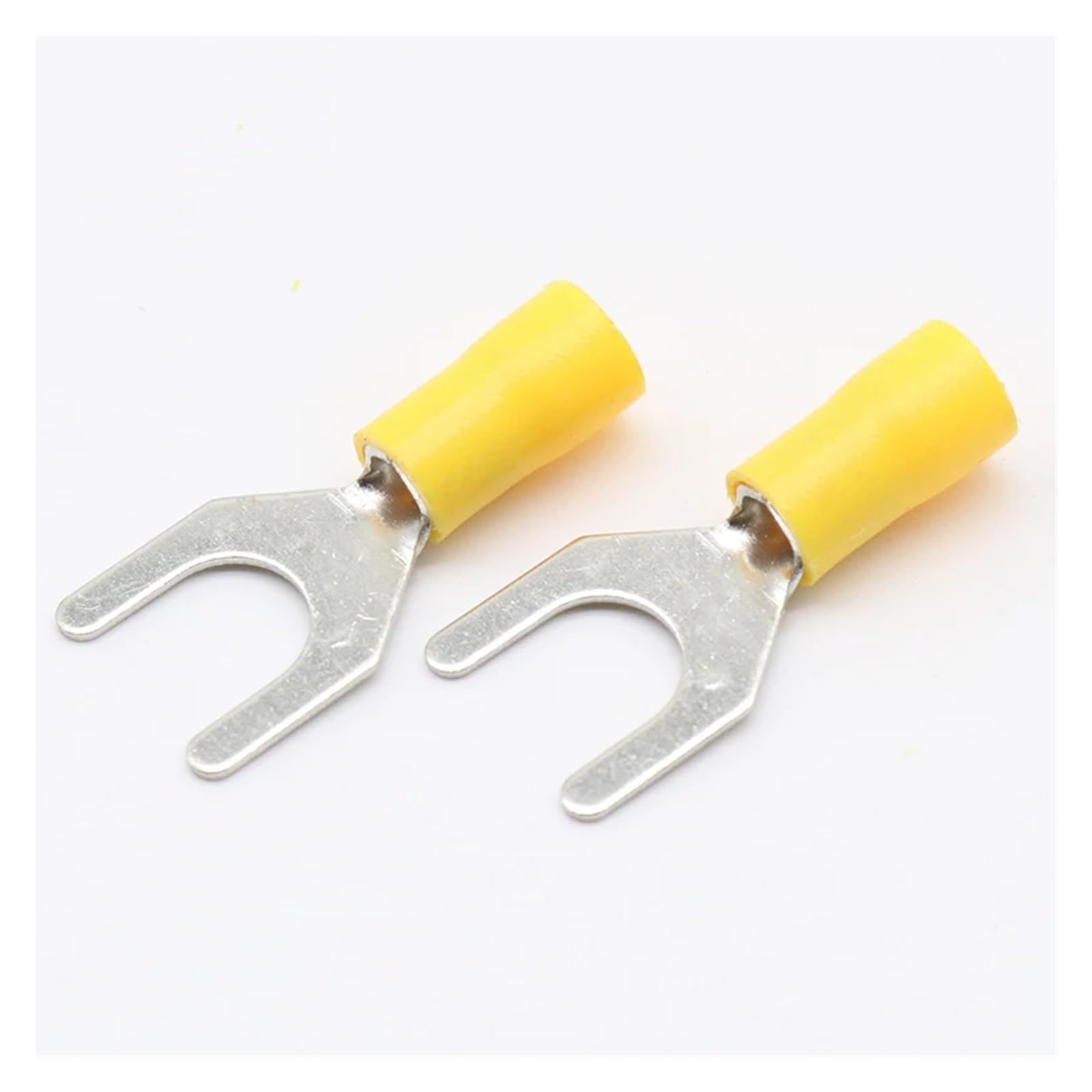 SV5.5-8 Yellow Terminal Cable Wire Connector 50PCS Insulated Fork Spade Crimp Connector Terminals Electrical Wiring SV5-8 SV SV5.5-8 Yellow Terminal Cable Wire Connector 50PCS Insulated Fork Spade Crimp Connector Terminals Electrical Wiring SV5-8 SV von JVNTOPIHW