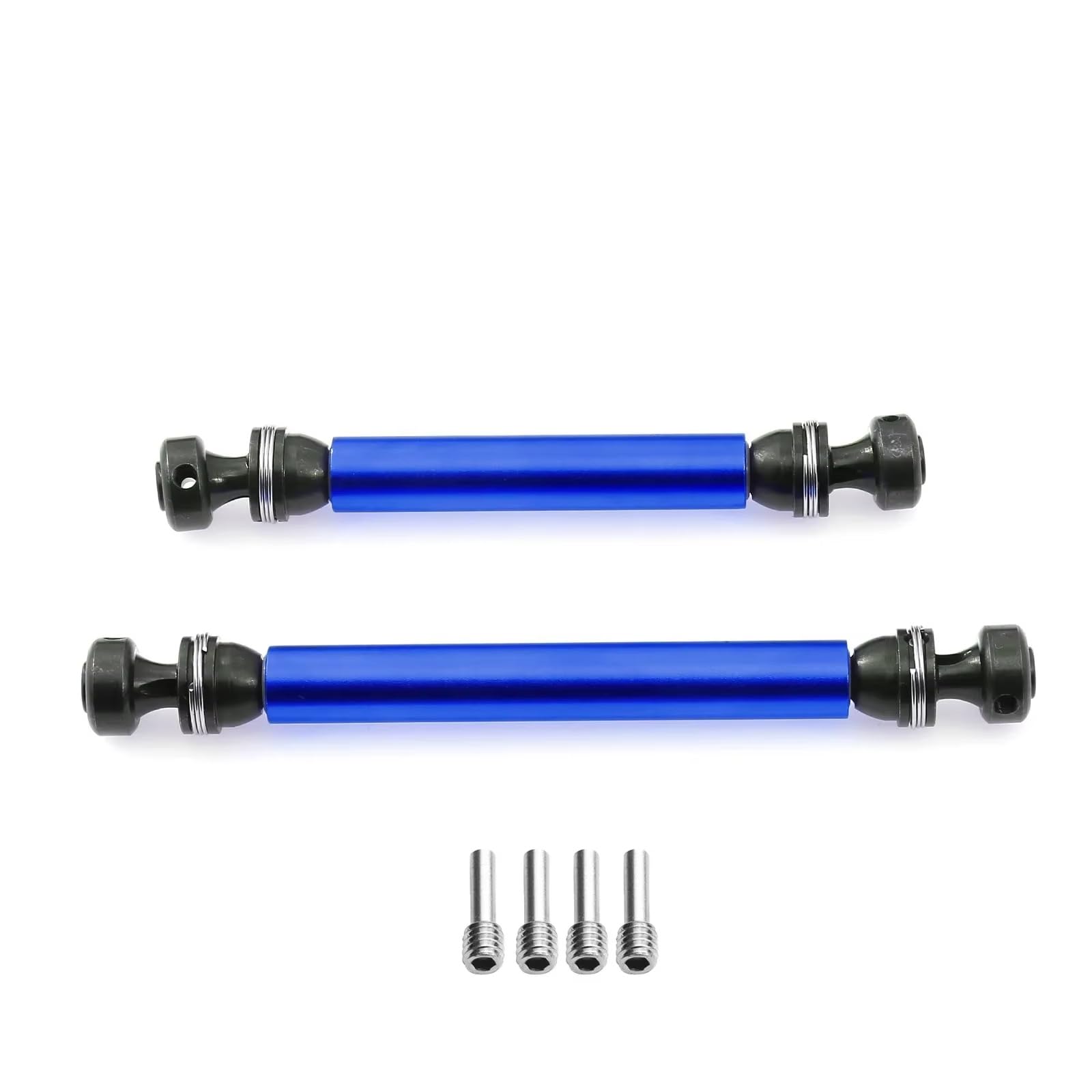 JVRWSC Für Axial Für RBX10 Für Ryft 1/10 2 Stücke Metall Antriebswelle CVD Antriebswelle RC Crawler Auto Upgrade Teile Zubehör RC Spielzeugautoteile(Blue) von JVRWSC