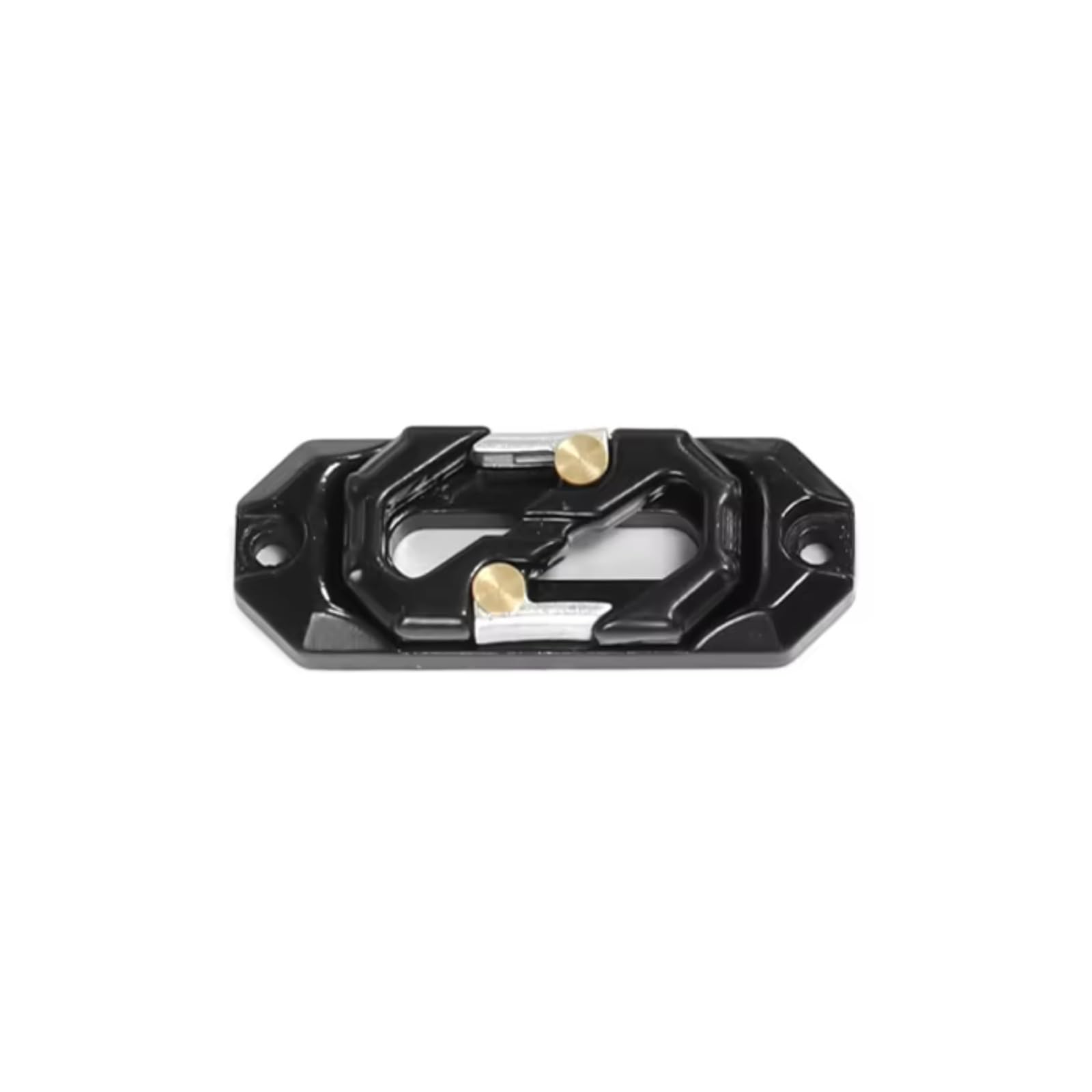 JVRWSC Für Axial Für Scx10 Für Traxxas Für Trx4 1/10 Magnet Winde Seilführung Hawse Seilführung Schutz Und Anhängerkupplung Haken Upgrade Teile RC Spielzeugautoteile(Black) von JVRWSC