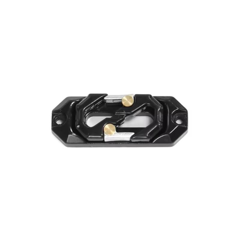 JVRWSC Für Axial Für Scx10 Für Traxxas Für Trx4 1/10 Magnet Winde Seilführung Hawse Seilführung Schutz Und Anhängerkupplung Haken Upgrade Teile RC Spielzeugautoteile(Black) von JVRWSC