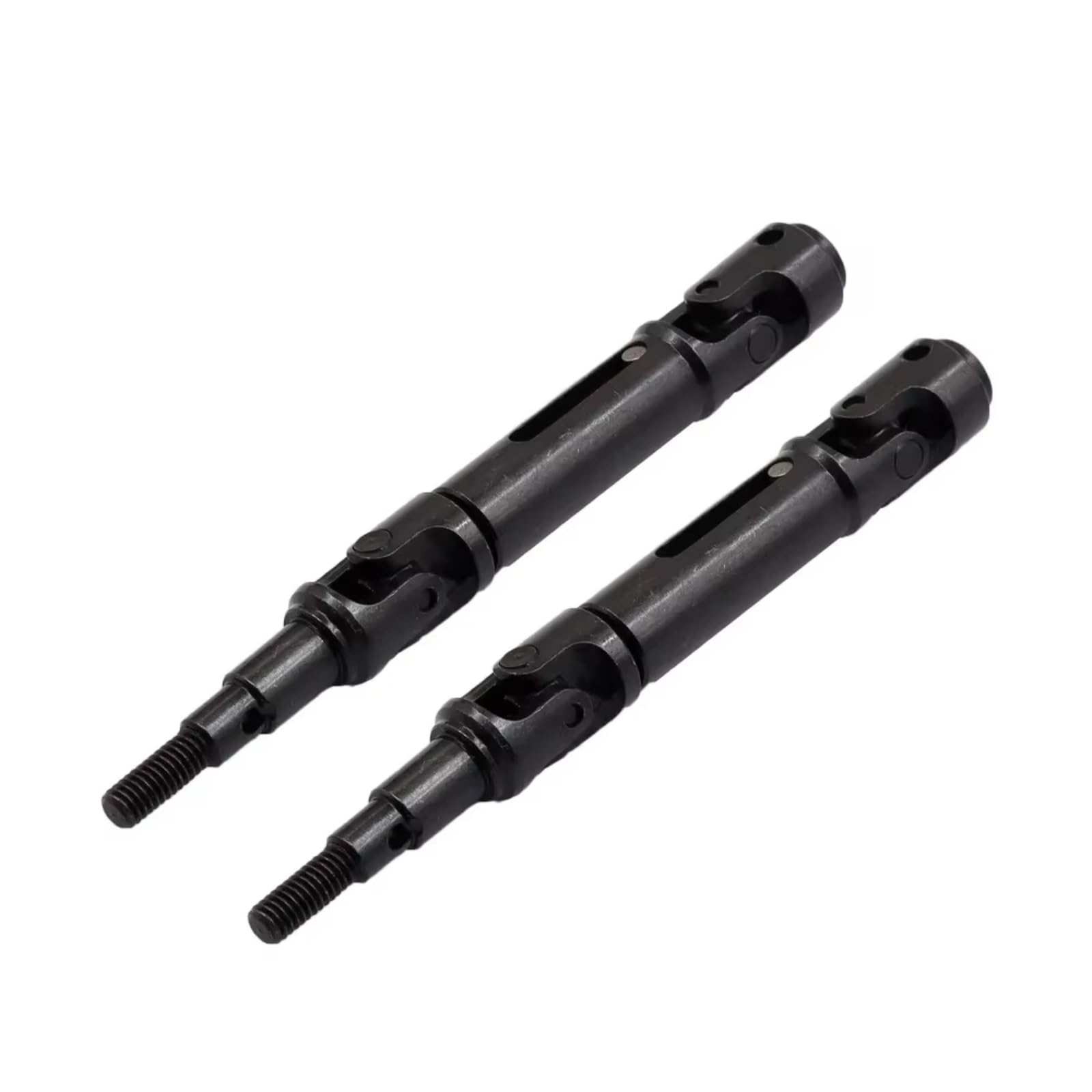 JVRWSC Für Mjx Für 14209 14210 1/14 2 Stücke Metall Antriebswelle CVD Antriebswelle RC Auto Upgrade Teile Zubehör RC Spielzeugautoteile(Black) von JVRWSC