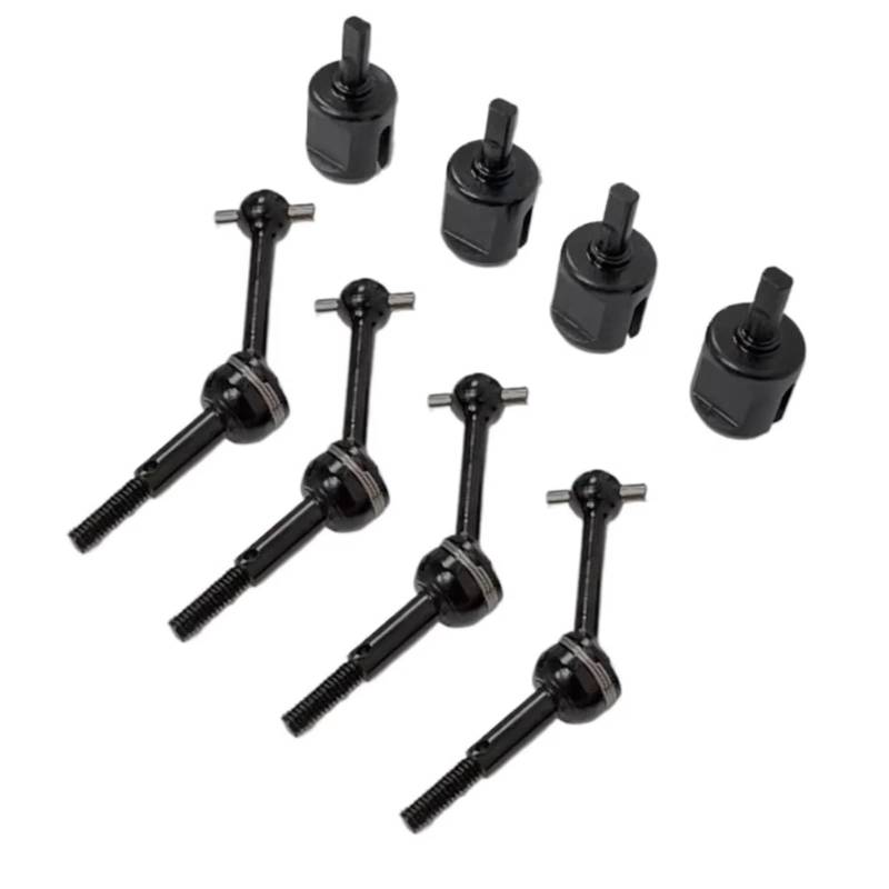 JVRWSC Für Tamiya Für TT01 Für TT02 TT01D TT01E 1/10 Stahl Metall Antriebswelle CVD Joint Tasse Differential Tasse RC Auto Upgrade Teile Zubehör RC Spielzeugautoteile(CVD and Joint Cup) von JVRWSC