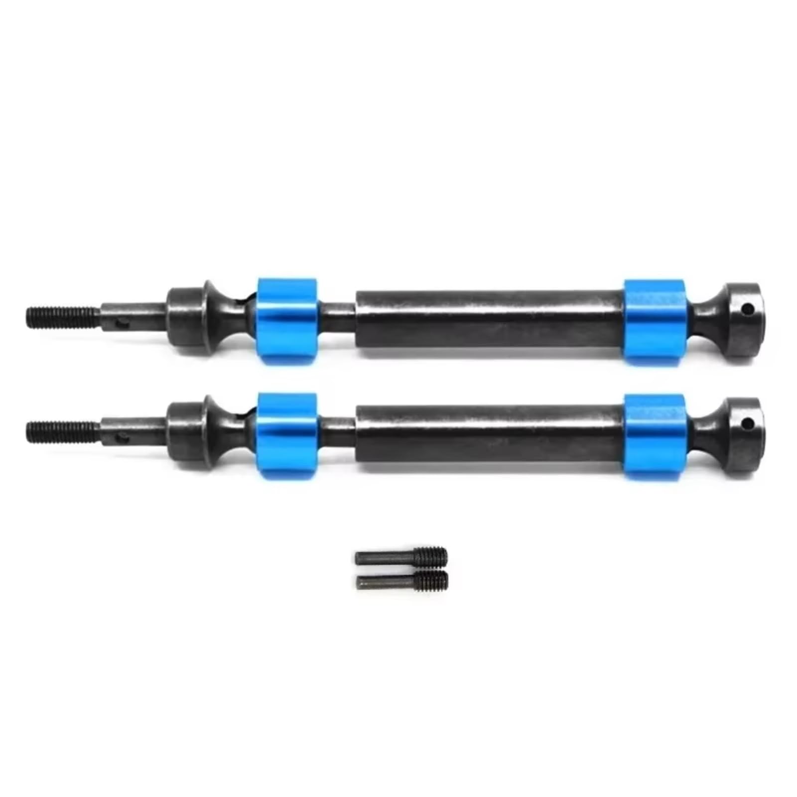 JVRWSC Für Traxxas Für Maxx Für E-Maxx Für T-Maxx 1/10 Gehärtete Stahl Splined CVD Antriebswelle 5451X RC Auto Upgrade Teile Zubehör RC Spielzeugautoteile(Blue,2pcs) von JVRWSC