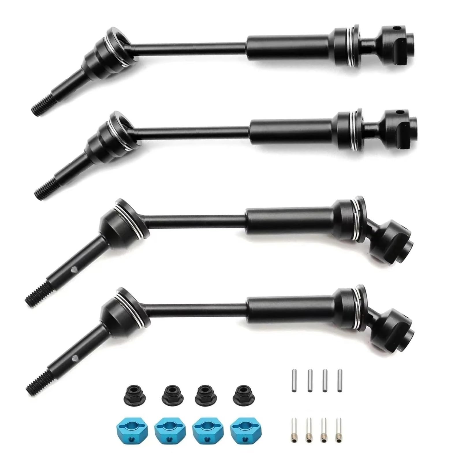 JVRWSC Für Traxxas Für Slash Für Rustler Für Stampede Für Hoss Für Vxl 4X4 1/10 4 Stücke Stahl Metall Vordere Und Hintere Antriebswelle CVD RC Auto Upgrades Teile RC Spielzeugautoteile JVRWSC Für Traxxas Für Slash Für Rustler Für Stampede Für Hoss Für Vxl 4X4 1/10 4 Stücke Stahl Metall Vordere Und Hintere Antriebswelle CVD RC Auto Upgrades Teile RC Spielzeugautoteile von JVRWSC
