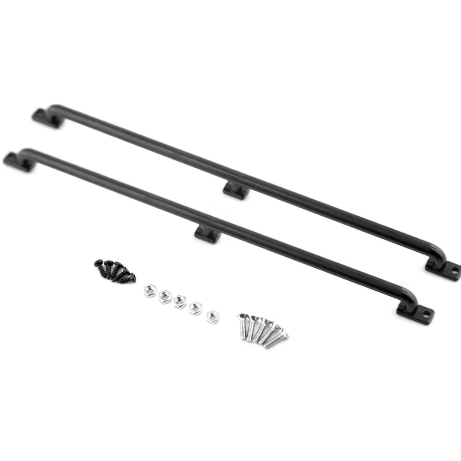 JVRWSC Für Traxxas Für Trx4 Für Axial Für Scx10 Für Tamiya Für Cherokee Für D90 D110 1/10 2 Stücke Metall Handlauf Balustrade Armlehne 75/135/150mm RC Spielzeugautoteile(150mm) von JVRWSC