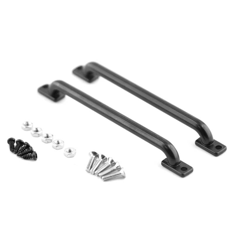 JVRWSC Für Traxxas Für Trx4 Für Axial Für Scx10 Für Tamiya Für Cherokee Für D90 D110 1/10 2 Stücke Metall Handlauf Balustrade Armlehne 75/135/150mm RC Spielzeugautoteile(75mm) von JVRWSC