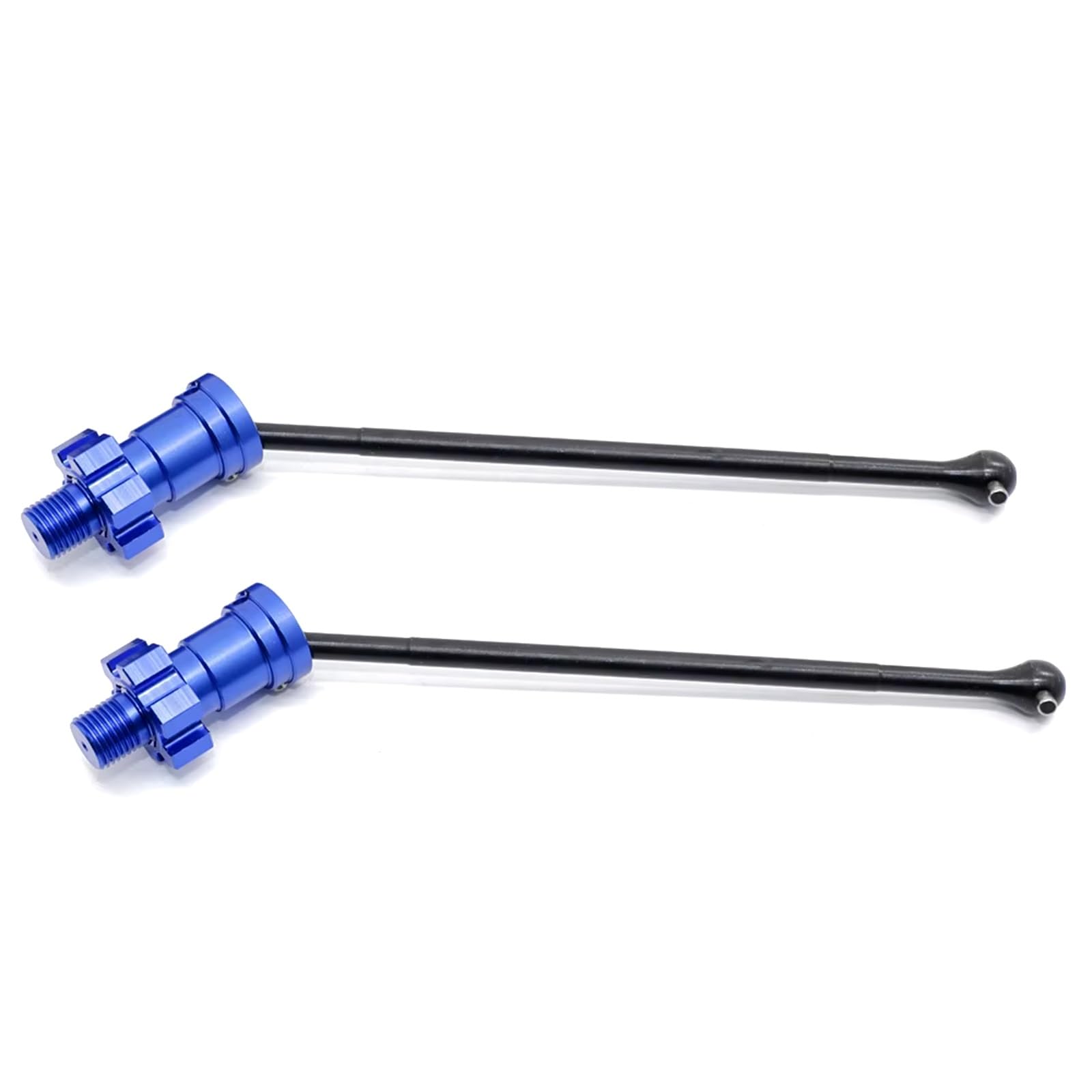 JVRWSC Für Traxxas Für X-Maxx Für Xmaxx Für 6S 8S 1/5 Für Monster Für Truck 2/4 Stücke Metall Vordere Und Hintere Antriebswelle CVD RC Spielzeugautoteile(Blue,2pcs) von JVRWSC