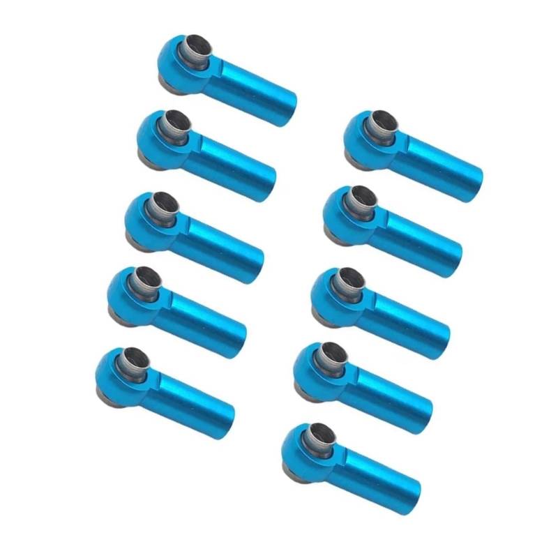 JVRWSC Für WPL Für C14 C24 Für MN Für D90 MN99S 10Pcs Metall M 2,5 Link Stange Spurstangenkopf Kugelgelenk RC Auto Upgrades Teile RC Spielzeugautoteile(Blue) von JVRWSC