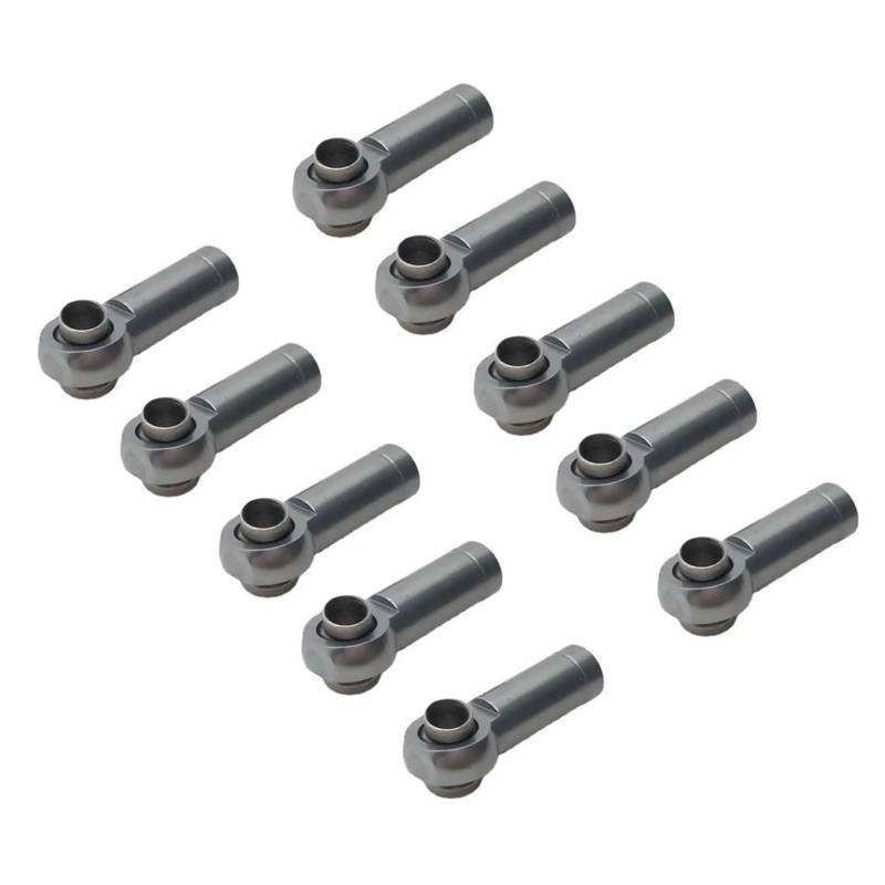 JVRWSC Für WPL Für C14 C24 Für MN Für D90 MN99S 10Pcs Metall M 2,5 Link Stange Spurstangenkopf Kugelgelenk RC Auto Upgrades Teile RC Spielzeugautoteile(Gray) von JVRWSC