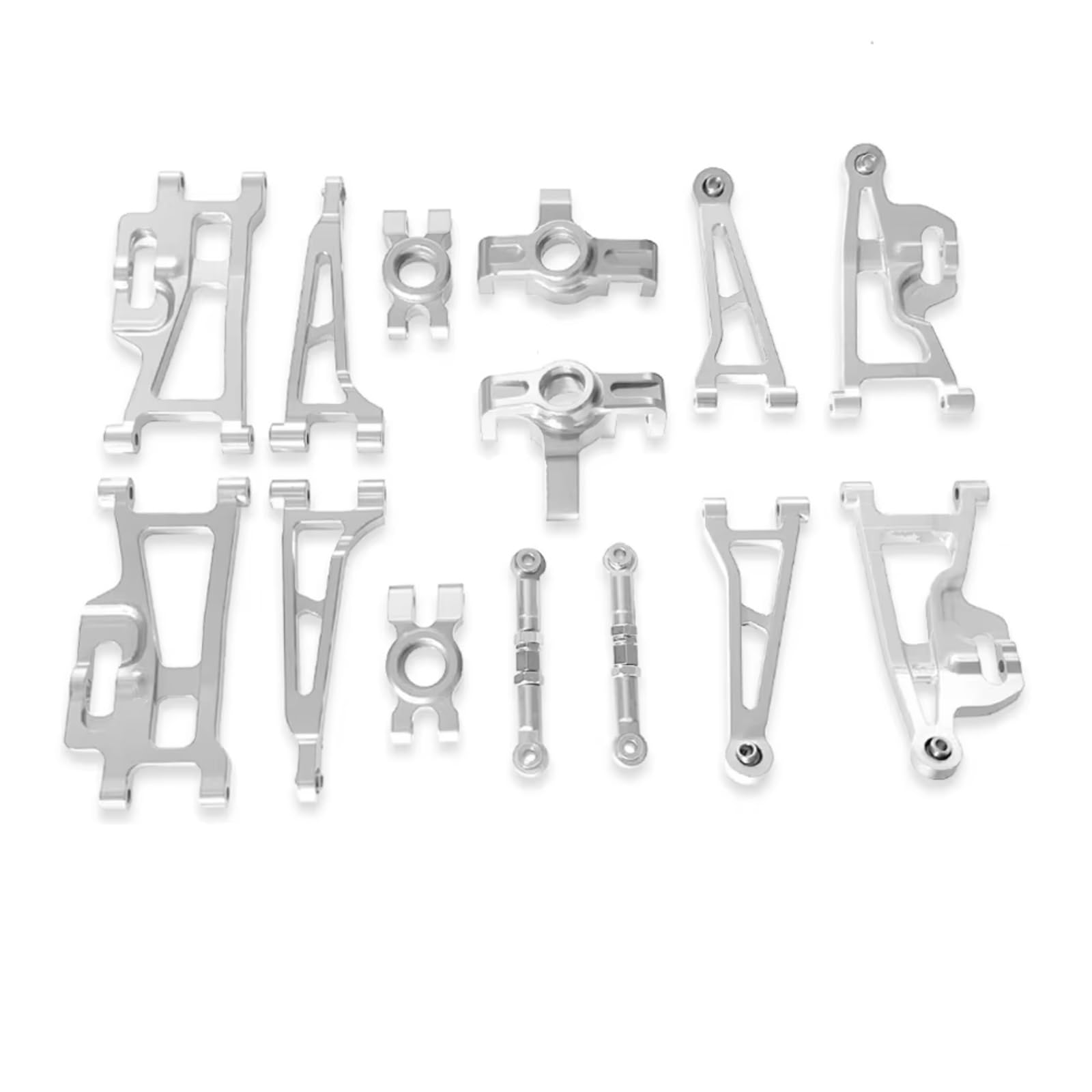 JVRWSC Kompatibel Mit MJX Für Hyper Go 14209 14210 H14BM 1/14 Rc Auto Fernbedienung Autoteile Metall Upgrade Gefährdete Teile Set Zubehör RC Spielzeugautoteile(White) von JVRWSC