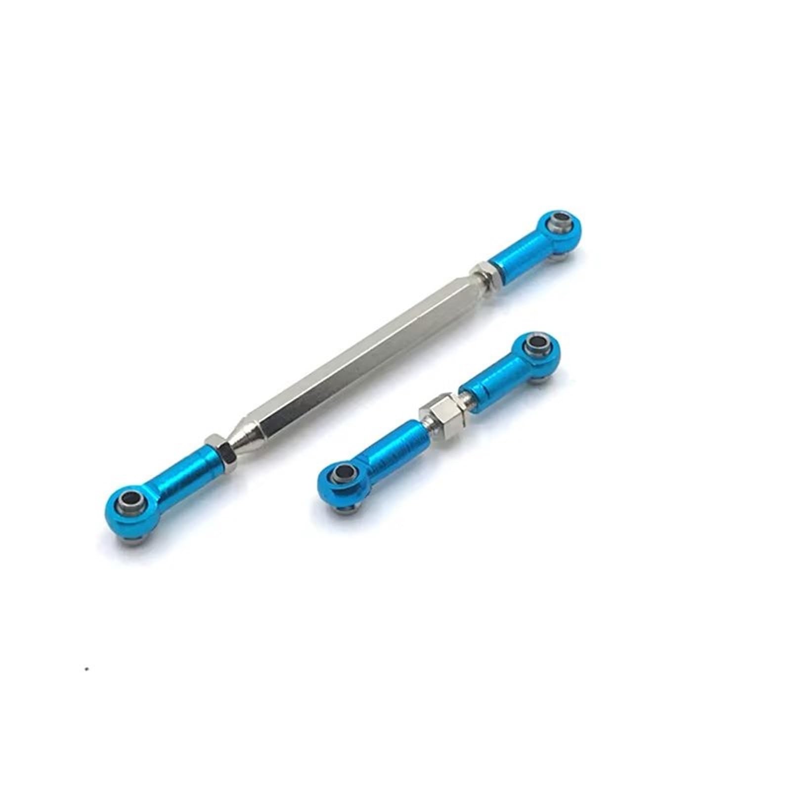 JVRWSC Kompatibel Mit Mn D90 D91 D96 Für MN98 99S Fernbedienung Auto Ersatzteile Metall Upgrade Lenkung Servo Stange RC Spielzeugautoteile(Blue) von JVRWSC