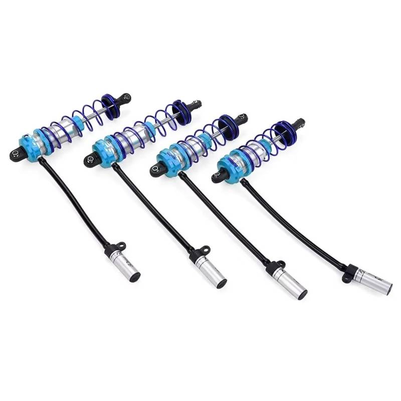 JVRWSC Kompatibel Mit ZD Für Racing Für Axial Für TRX4 1/10 RC Autoteile LKW Crawler Einstellbare Stoßdämpfer Hinterraddämpferaufhängung RC Spielzeugautoteile(Sky Blue) von JVRWSC